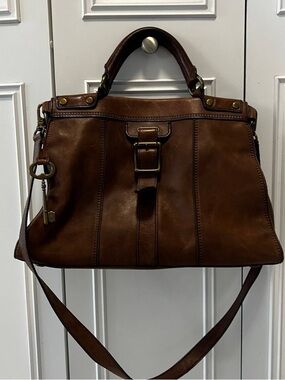 Fossil Vintage Brown Leather bag